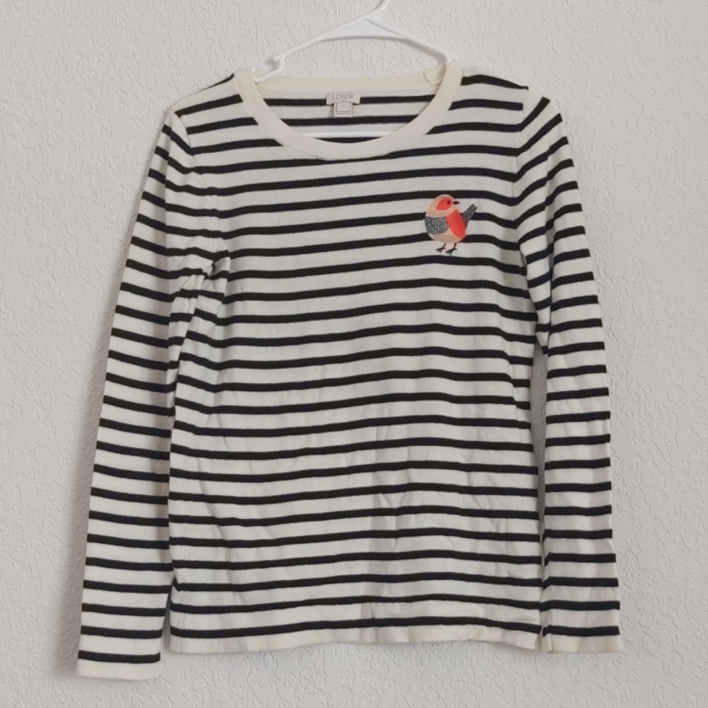 J Crew striped sweater